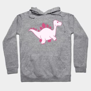 Pink Dino Hoodie